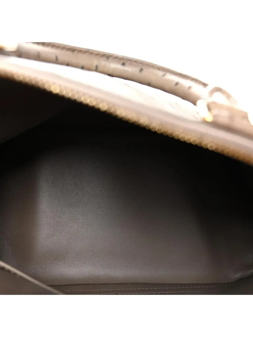 Louis Vuitton Ostrich Alma Pm Gris #291072L39B